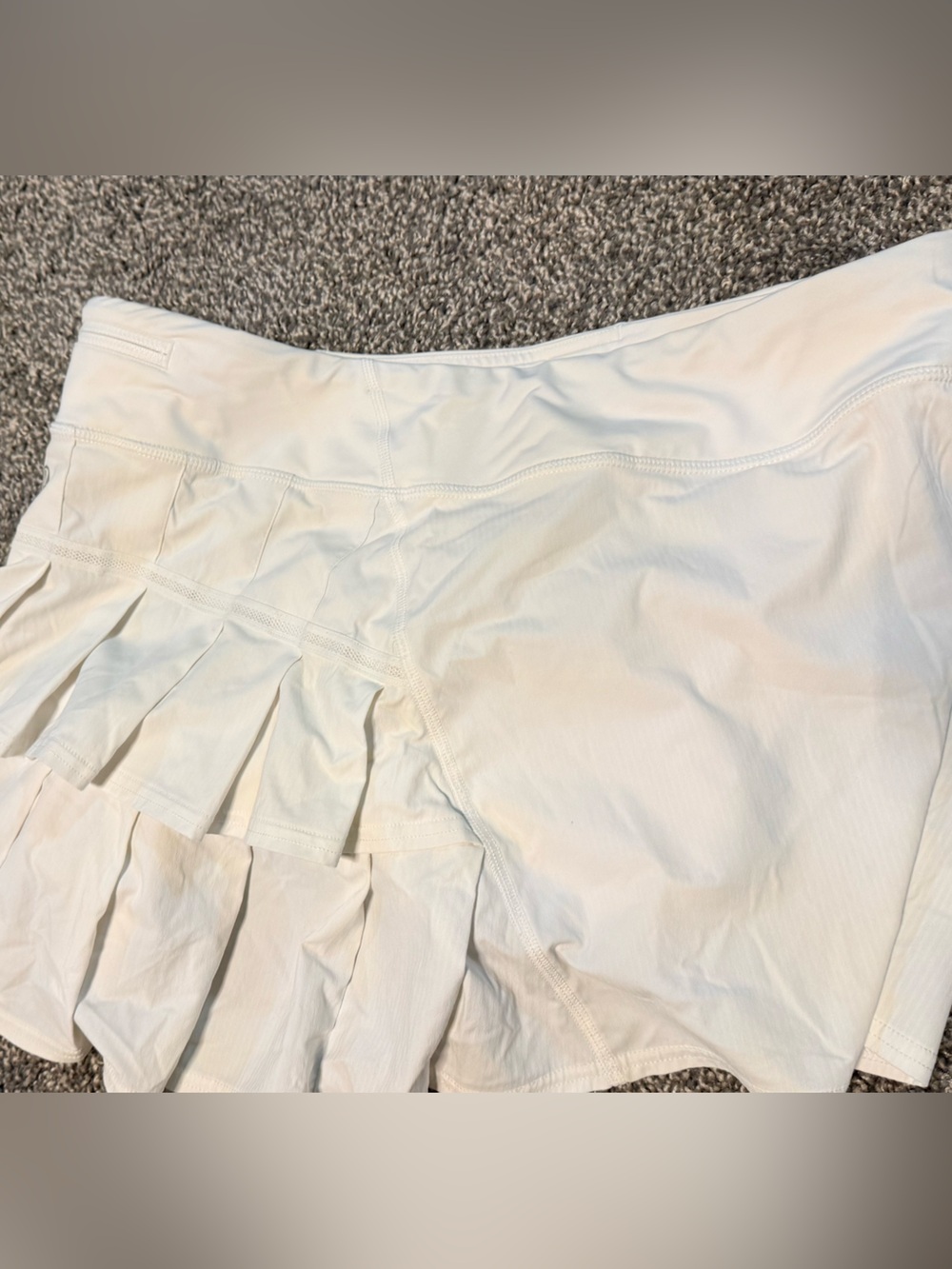 lululemon athletica White Pleated Athletic Skirt